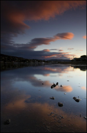 Lindisfarne Bay, Tasmania Waterscape Reflections Lindisfarne Bay, Tasmania Waterscape Reflections
