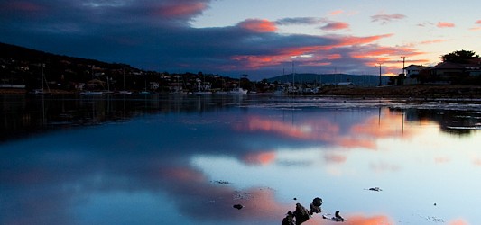 Sunset at Lindisfarne, Tasmania
