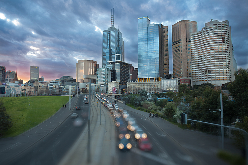 tilt shift Melbourne Melbourne CBD
