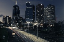 Melbourne CBD Long Exposure