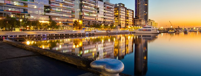 Docklands, Melbourne on Sunset