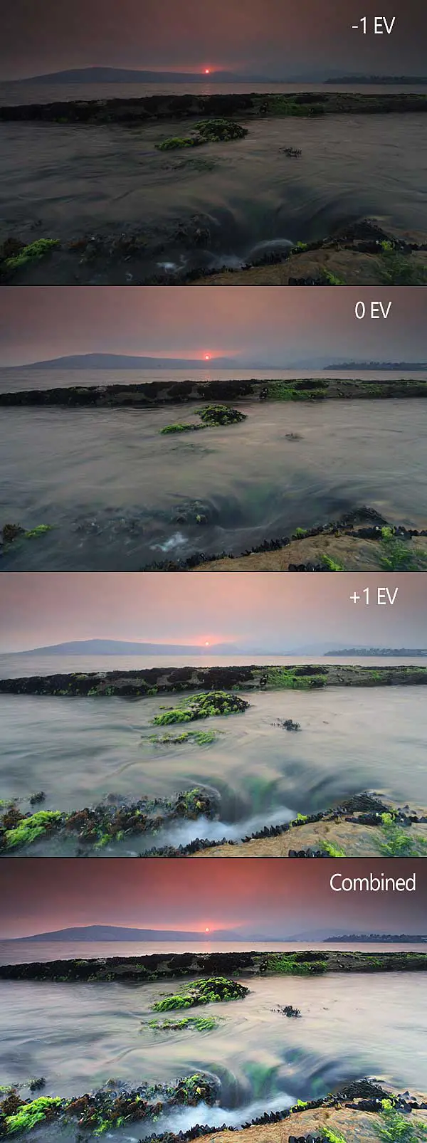 Another final image with the 3 auto exposure images and final image