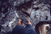 Cold feet at Hopetoun Falls