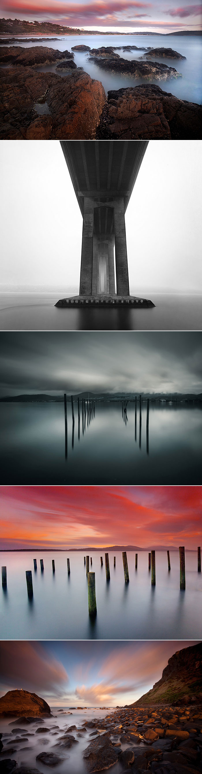 Photographs taken with neutral density filters referred to in this article