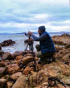 Jon shooting the best sunrise of his life...