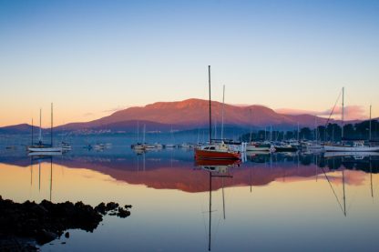 Lindisfarne Bay on Sunrise