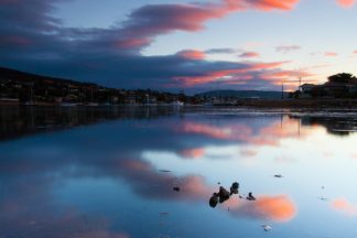 Lindisfarne Sunset Reflections