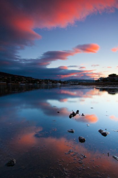 Lindisfarne Sunset Reflections
