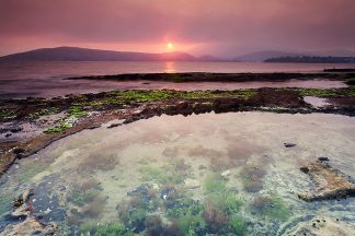 Bush Fire Sunset