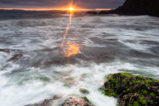 Last Light at Park Beach, Tasmania