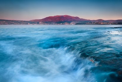 Morning Light Hitting Mt. Wellington