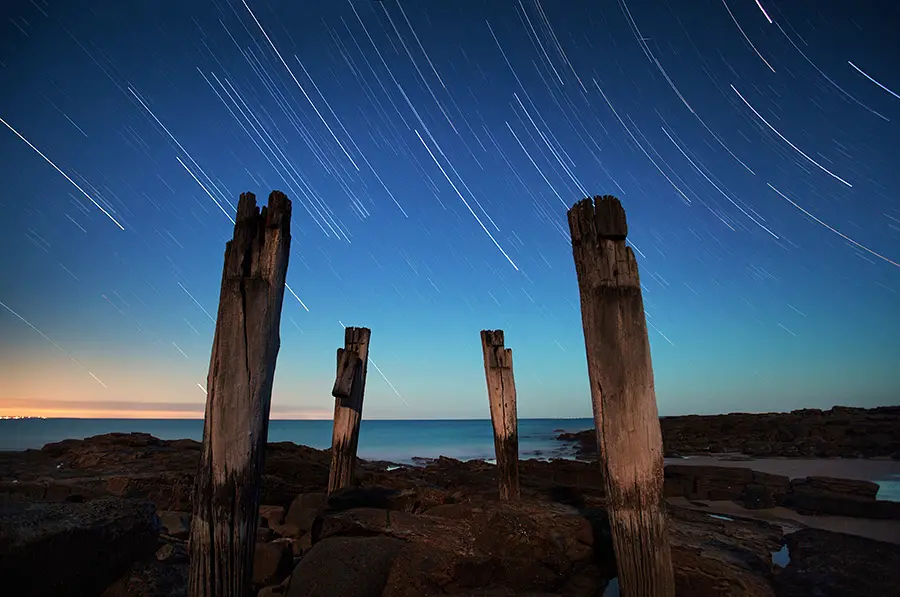 The final image - Star trails at Wye River. More photos from this trip can be seen in my Great Ocean Road post.