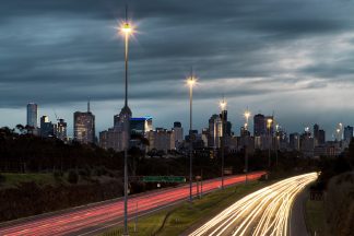 Melbourne City Skyline