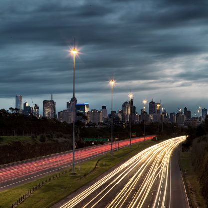 Melbourne City Skyline