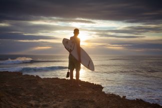 Sunset Waves