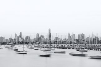 Melbourne Skyline from St Kilda