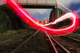Railway Light Trails
