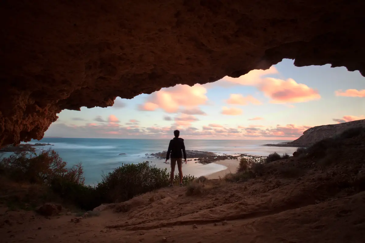 Looking out over Heart Bay, South Australia