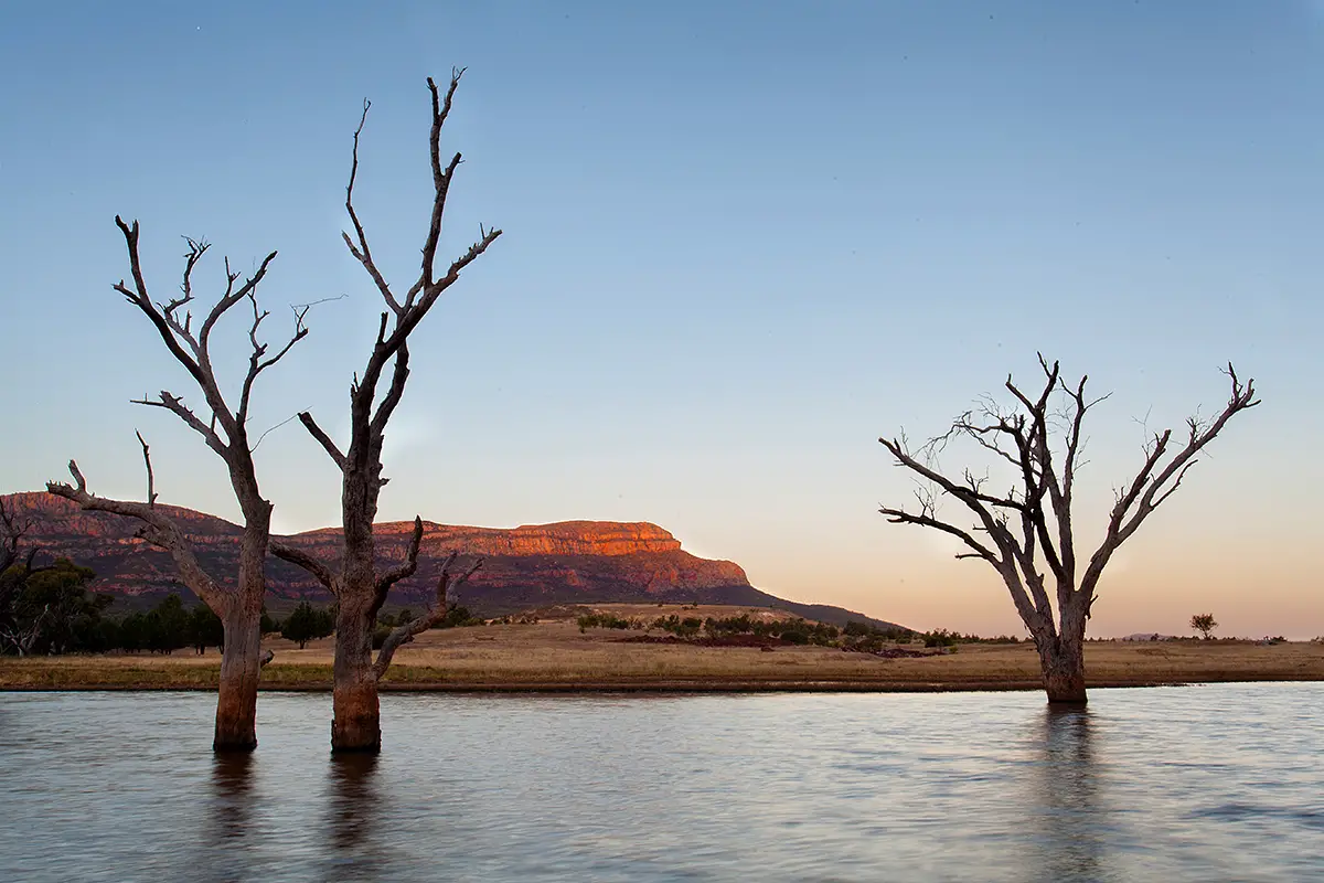 Last light at the Flinders Ranges, SA