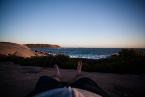 It wasn't all driving to Perth with some lazy afternoons spent with a book.