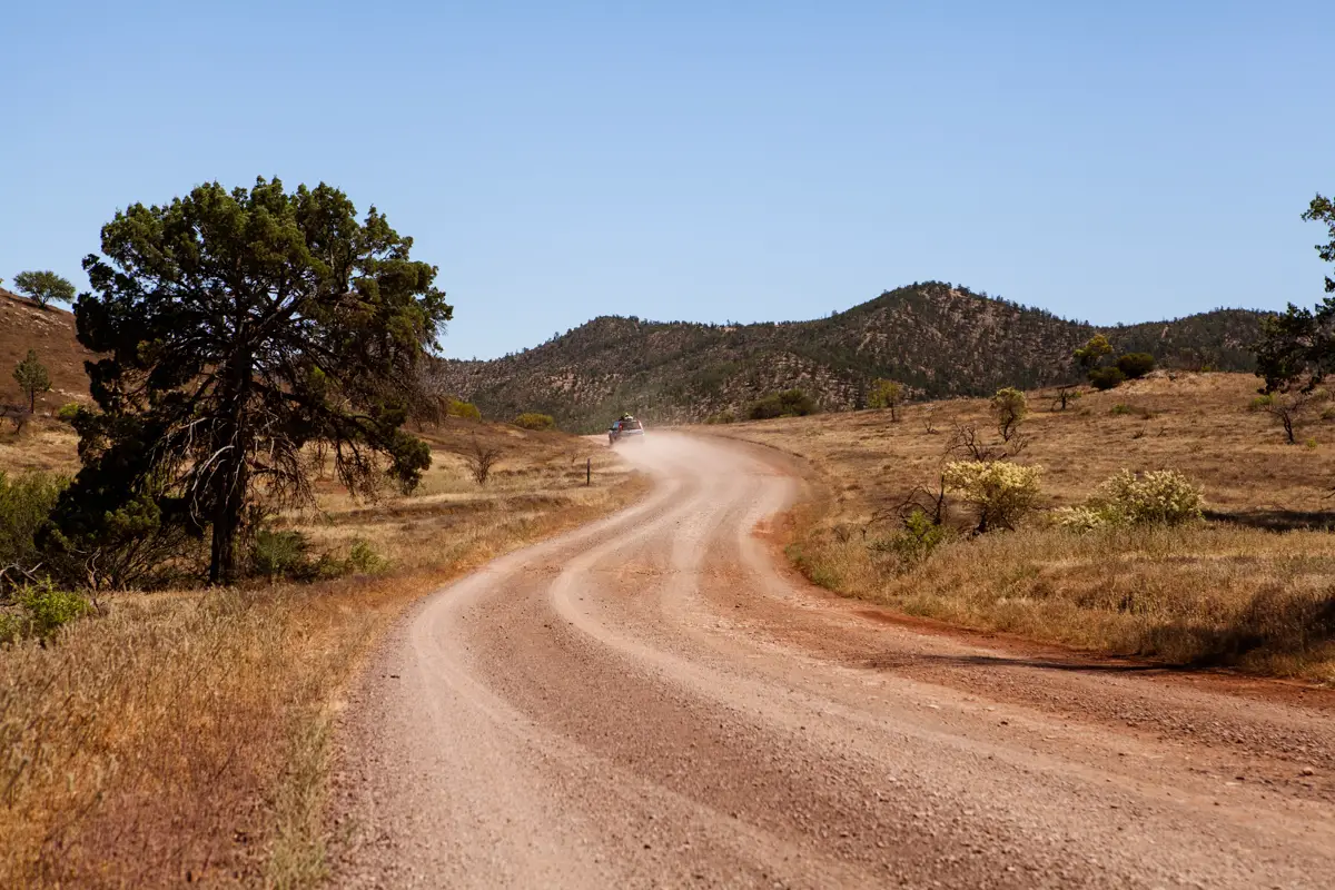 Pretty backroads galore in the Flinders Ranges