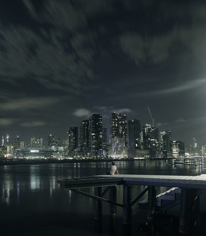 Taking in the Pretty Lights
