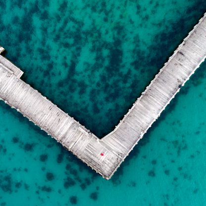 Portsea jetty aerial