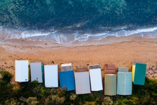 mt eliza beach huts