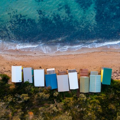 mt eliza beach huts