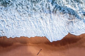 beach aerial view