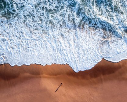 beach aerial view