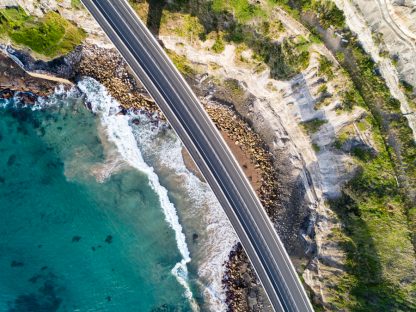 Sea Cliff Bridge Aerial