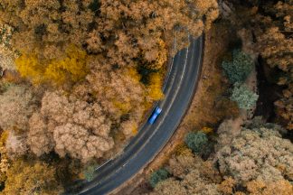 Country Road Aerial